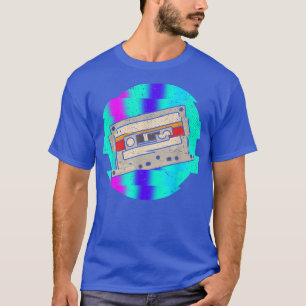90sミュージックラバーカセット合成波レトロVaporwave Tシャツ