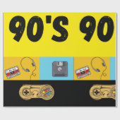 90sラッピング紙 ラッピングペーパー (フラット)