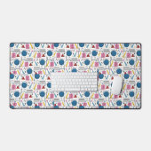 90s幾何学図形 デスクマット (キーボード&マウス)