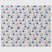 90s幾何学図形 ラッピングペーパー (フラット)