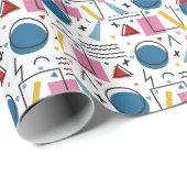 90s幾何学図形 ラッピングペーパー (ロールコーナー)
