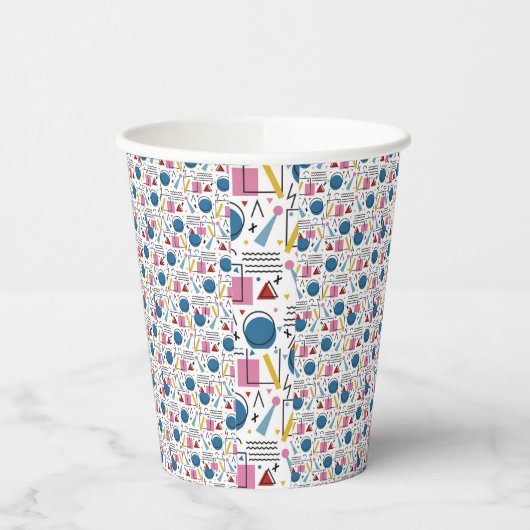 90s幾何学図形 紙コップ (左)