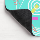 90s幾何学的なパターン マウスパッド (コーナー)