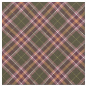 90s斜め格子状秋パターングリーンブラウン自然 ファブリック (クローズアップ)