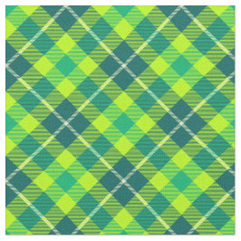 90s斜面格子明るい緑パターユニセックスン ファブリック