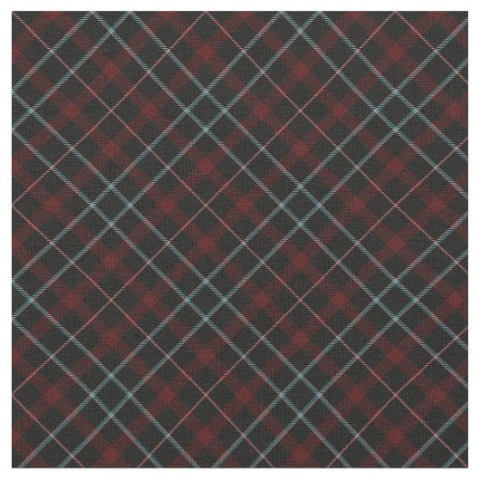 90s格子模様抽象芸術ブラック赤黒グランジ ファブリック (クローズアップ)