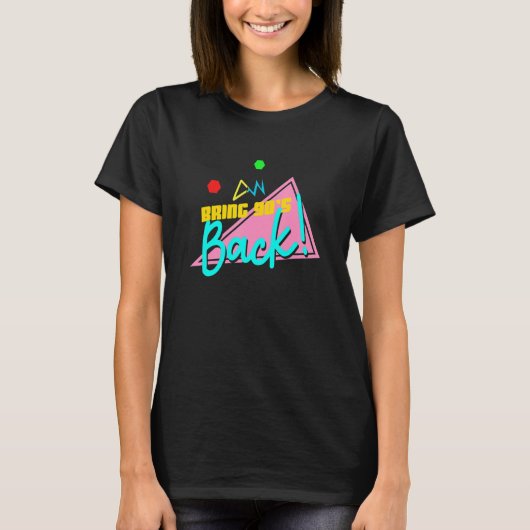90s背面レトロ90のVaporwave Tシャツ (正面)