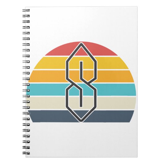 90s カラフル S、Pointy SまたはUniversal S 90s K ノートブック (正面)