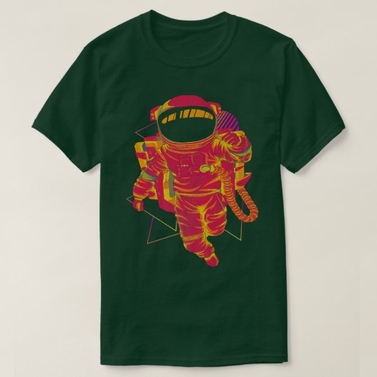 90s Art Vaporwave Eutitic Outer Space Synthwave Tシャツ (デザイン正面)