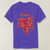 90s Art Vaporwave Eutitic Outer Space Synthwave Tシャツ (デザイン正面)