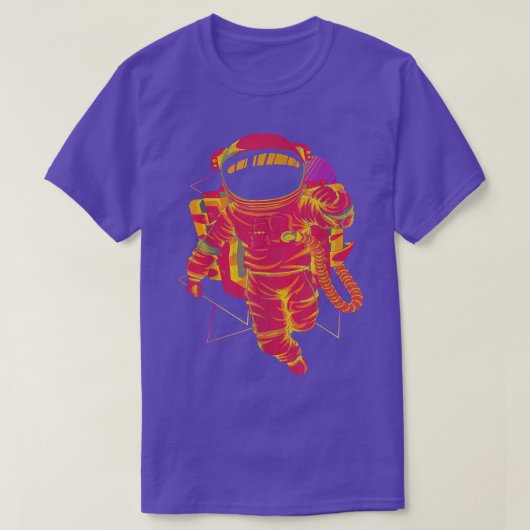 90s Art Vaporwave Eutitic Outer Space Synthwave Tシャツ (デザイン正面)