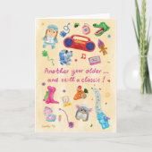 90s Baby Birthday カード (正面)