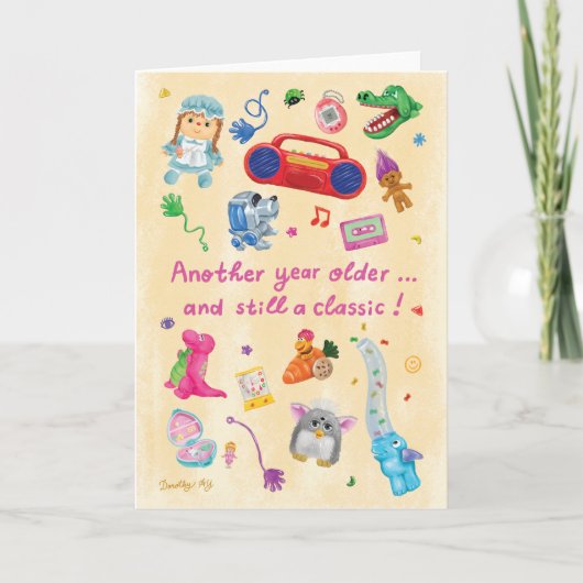 90s Baby Birthday カード (正面)