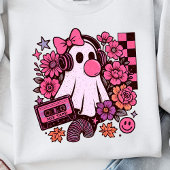 90s Bubblegum Aesthetic Retro Ghost Girl Halloween トライブレンドＴシャツ