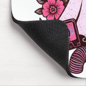 90s Bubblegum Aesthetic Retro Ghost Girl Halloween マウスパッド (コーナー)