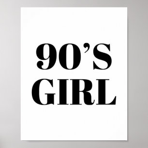 90's Girl ポスター