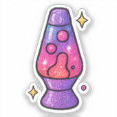 90s glitter gel pen style lava lamp sticker シール (正面)