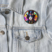 90s Gothic Steampunk Mad Hatter Button 缶バッジ (インサイチュ)