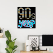 90s Hip Hop Gifts Classic Hip Hop ポスター (ホームオフィス)