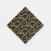  90's Hip Hop Rap Music Gold Cuban Link Chain スタンダードランチョンナプキン (角)