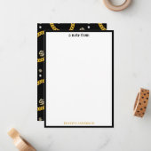 90's Hip Hop Rap Music Gold Cuban Link Chain ノートカード (正面/裏面インサイチュ)