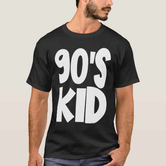 90's Kid Costume  Vintage Retro Party Tシャツ (正面)
