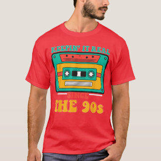 90s Lifestyle Vibes Retro Vintage Music Nineties F Tシャツ