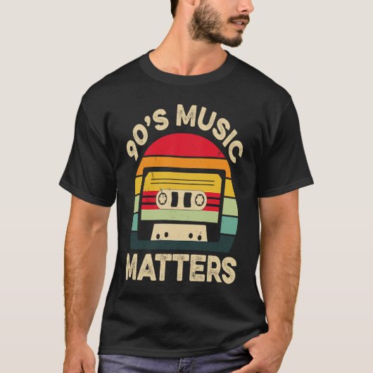 90s Music Matters Musician Music Tシャツ (正面)