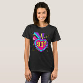 90s Outfit Retro Party 90s Costume Theme Party Tシャツ (正面フル)