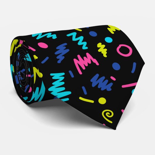 90s Pattern Tie ネクタイ (ロール)