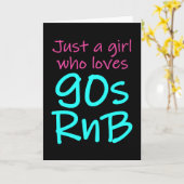 90's R&Bニチーズリズムアンドブルースレトロギフト カード (黄色い花)