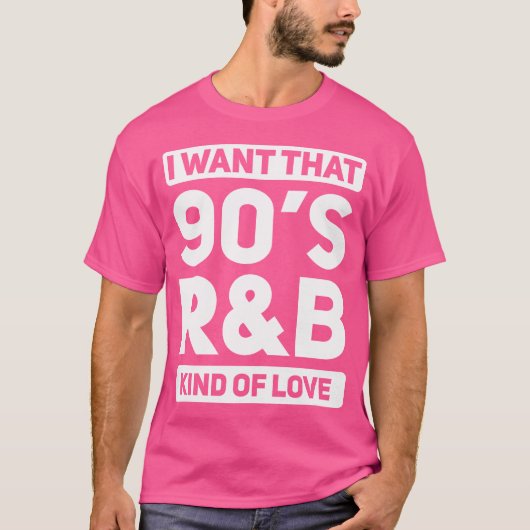 90S Rbの種類の愛90のレトロ Tシャツ (正面)