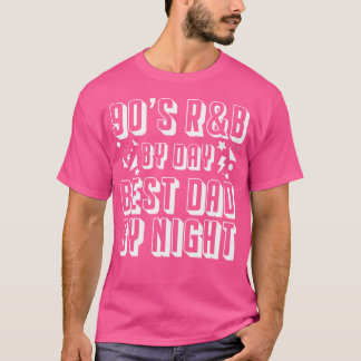 90S Rb音楽愛好家バイデイ最高のパパバイナイト Tシャツ