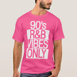 90S Rb Vibesのみ90年代Rnb Soul Music Tシャツ