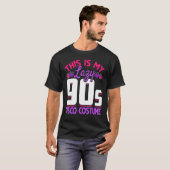 90s Retro Costume Party 1990s Disco Music  Ninetie Tシャツ (正面フル)