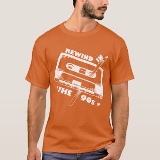 90s Retro Rewind A Cassette With Pencil Costume gi Tシャツ
