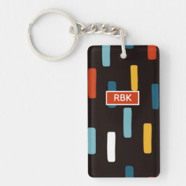 90s Street Icons seamless scandinavian pattern キーホルダー