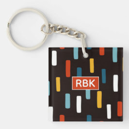 90s Street Icons seamless scandinavian pattern キーホルダー