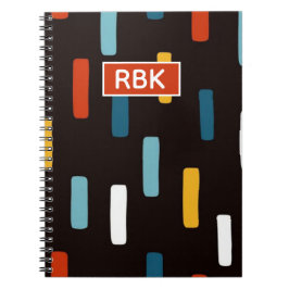 90s Street Icons seamless scandinavian pattern ノートブック