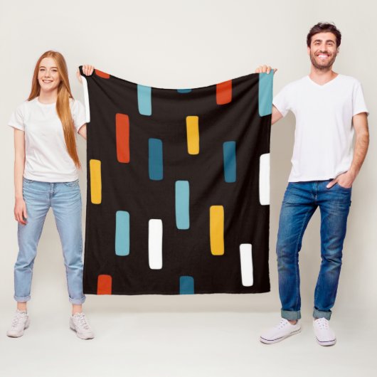 90s Street Icons seamless scandinavian pattern フリースブランケット (インサイチュ)