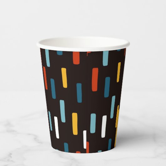 90s Street Icons seamless scandinavian pattern 紙コップ (裏面)