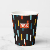 90s Street Icons seamless scandinavian pattern 紙コップ (正面)