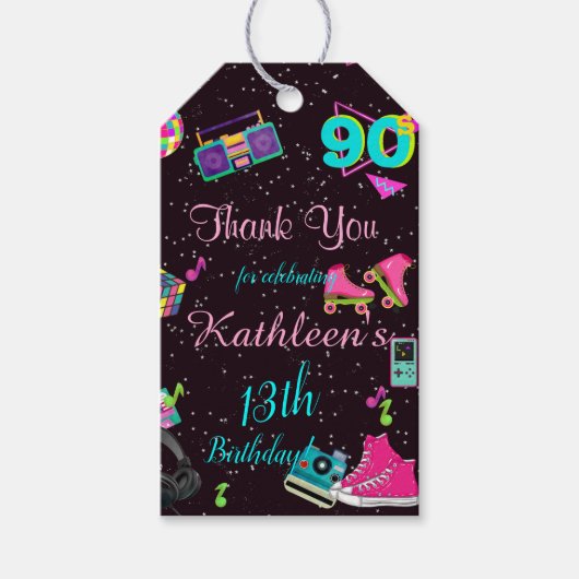 90's Thanks You, Back to the 90's, Any Age, ギフトタグ (正面)