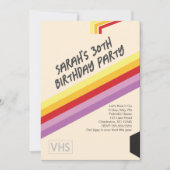 90s VHS招待状 招待状 (正面)