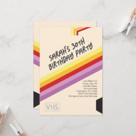 90s VHS招待状 招待状