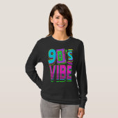 90s Vibe無線ヴィンテージカセットレトロスローGi Tシャツ (正面フル)