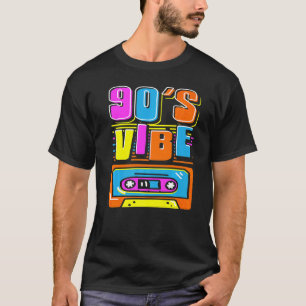 90s Vibe無線ヴィンテージカセットレトロスローGi Tシャツ