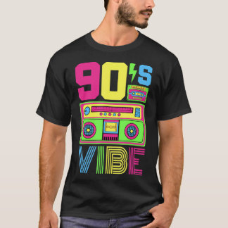 90s Vibe 1990スタイルファッション90テーマ衣装Nineti Tシャツ