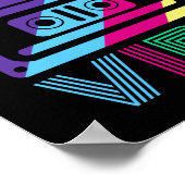 90s Vibe 90をテーマにしたパーティー衣装ママパパ ポスター (角)