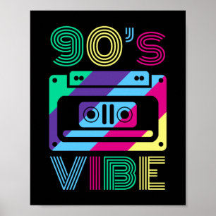 90s Vibe 90をテーマにしたパーティー衣装ママパパ ポスター